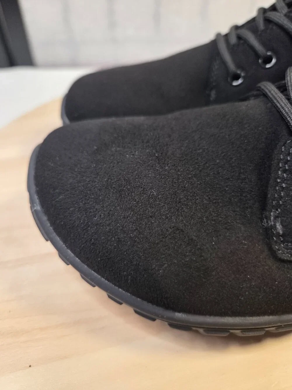Saguaro Ambition 1 Black Barefoot Lined Microfiber Boots Women EU 40 / US 9.5